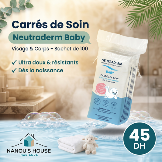 Gilbert Carrés de Soin Visage & Corps – Sachet 100 Unités