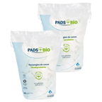 Gilbert Pads Bio – Lot de 2 Sachet de 180 rectangles de coton (pack) - Nanou's house