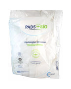 Gilbert Pads Bio – texture des rectangles de coton - Nanou's house
