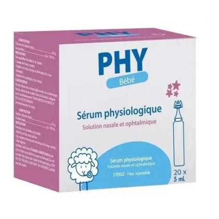 Gilbert PHY Sérum Physiologique – Boîte de 30 unidoses de 5ml