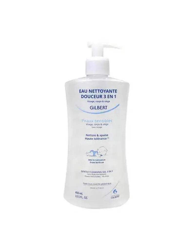Gilbert Eau Nettoyante Douceur 3 en 1 400 ml - Nanou's House Maroc