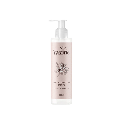 Lait Hydratant Corps Fleur d’Oranger Yazine – Hydratation naturelle disponible chez Nanou’s House Maroc