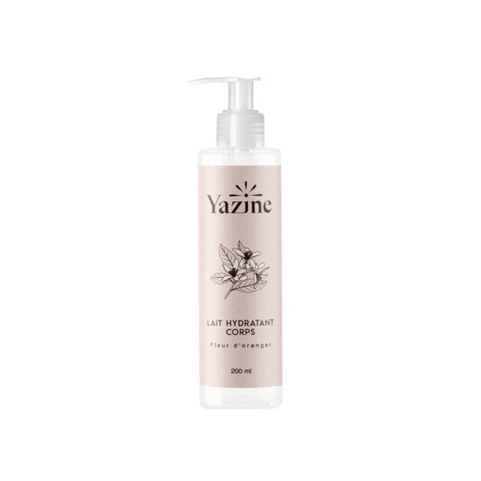Lait Hydratant Corps Fleur d’Oranger Yazine – Hydratation naturelle disponible chez Nanou’s House Maroc