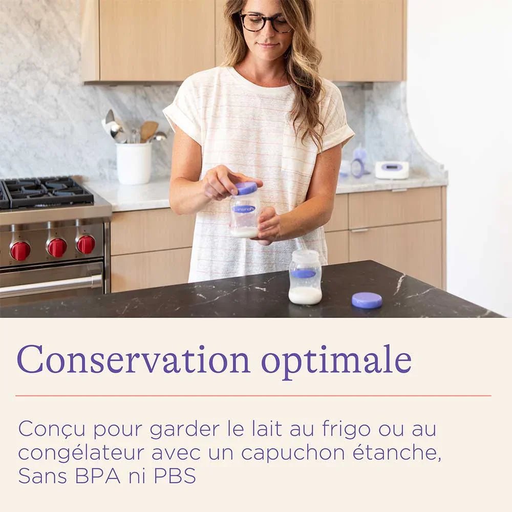 Lansinoh Bouteilles de Conservation (4x160 ml) - 4 pcs - Nanou's house - Lansinoh