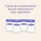 Lansinoh Bouteilles de Conservation (4x160 ml) - 4 pcs - Nanou's house - Lansinoh
