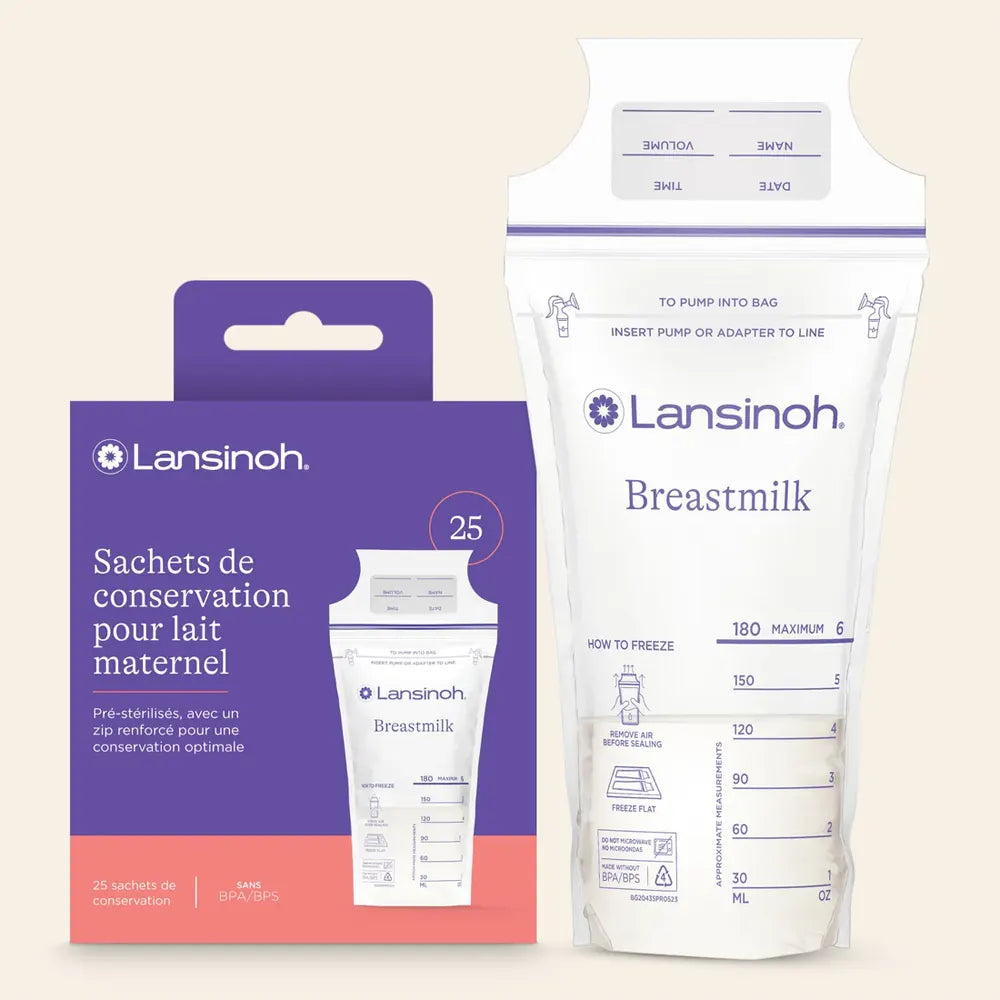 Sachets conservation lait Lansinoh – 25 unités