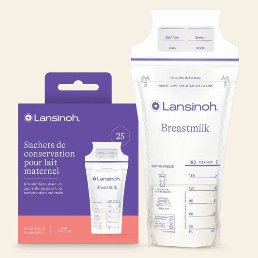 Sachets conservation lait Lansinoh – 25 unités