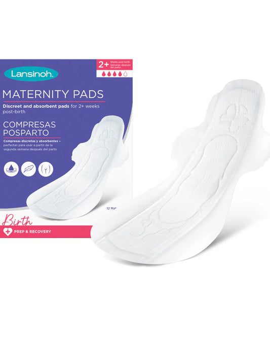 Serviettes maternité Lansinoh Taille M – 12 unités – à partir de 2 semaines post-partum