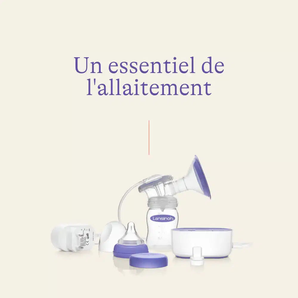 Tire-lait électrique compact Lansinoh avec technologie 2 phases | Nanou's House