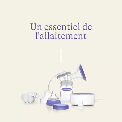 Tire-lait électrique compact Lansinoh avec technologie 2 phases | Nanou's House