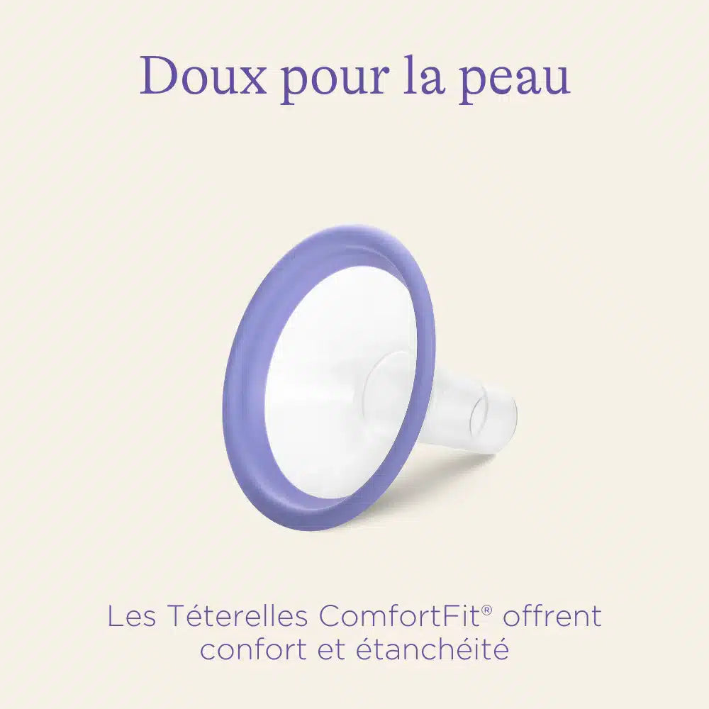 Tire-lait électrique compact Lansinoh avec technologie 2 phases | Nanou's House
