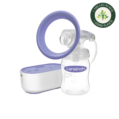 Tire-lait électrique compact Lansinoh avec technologie 2 phases | Nanou's House