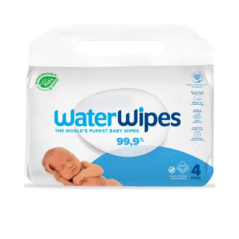 Lingettes Bébé WaterWipes Value Pack 4x60 - Nanou's house - WaterWipes