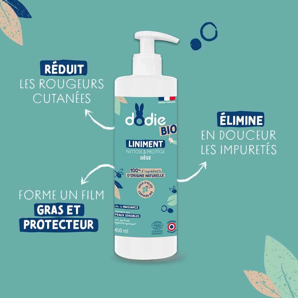 Liniment Oléo-Calcaire Bio Dodie (Nettoyant Change) - 400ml
