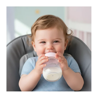 Mammia Biberon Natural Feeling Anti-Colique 240ml pour bébé dès 3 mois tétine silicone