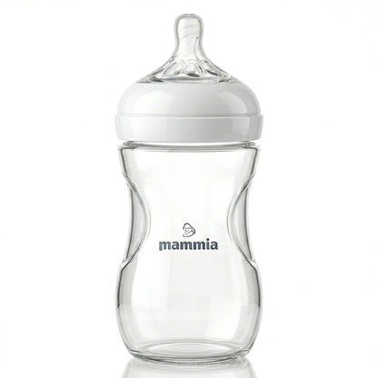 Mammia Biberon Natural Feeling Anti-Colique 330ml pour bébé dès 6 mois grande capacité