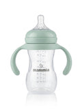 Mammia Biberon Natural Feeling à poignées 240ml vert anti-colique dès 3 mois