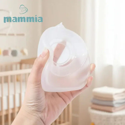 Mammia Collecteur de Lait Mains Libres 100ml en silicone souple recueil-lait allaitement sans BPA