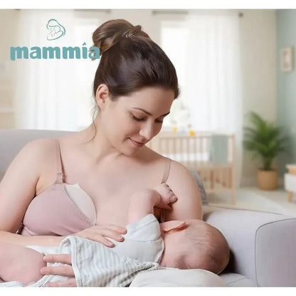 Mammia Collecteur de Lait Mains Libres 100ml en silicone souple recueil-lait allaitement sans BPA