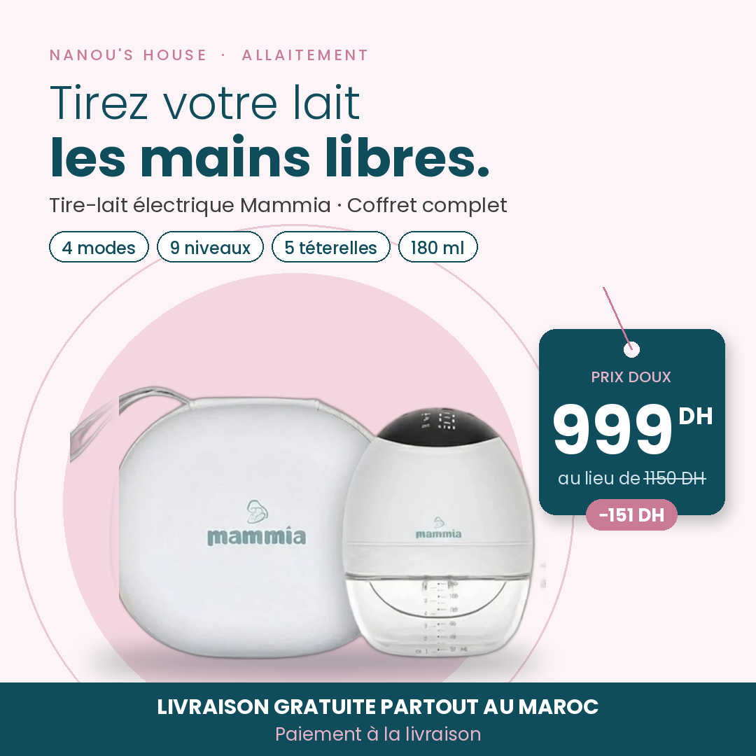 Tire-lait électrique mains libres Mammia – Nanou's House