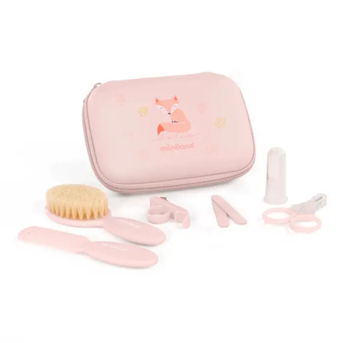 Miniland Trousse de Toilette Baby Kit Candy rose