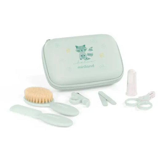 Miniland Trousse de Toilette Baby Kit Mint vert menthe