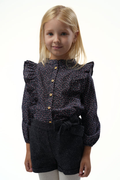 Moon & Loly Chemise Lily Bleu – Disponible chez Nanou’s House Maroc