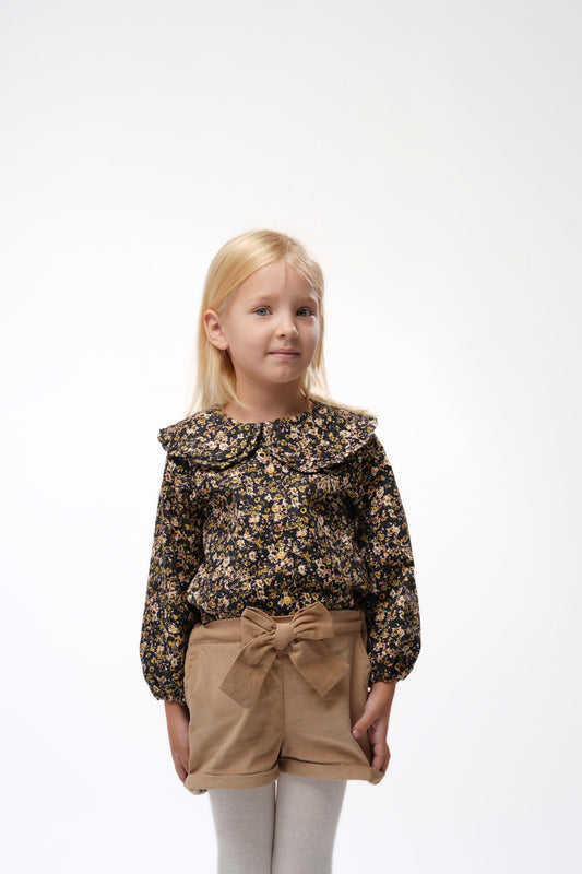 Moon & Loly Chemise Loly Feuille Automne – Disponible chez Nanou’s House Maroc