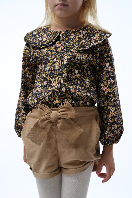 Moon & Loly Chemise Loly Feuille Automne – Disponible chez Nanou’s House Maroc