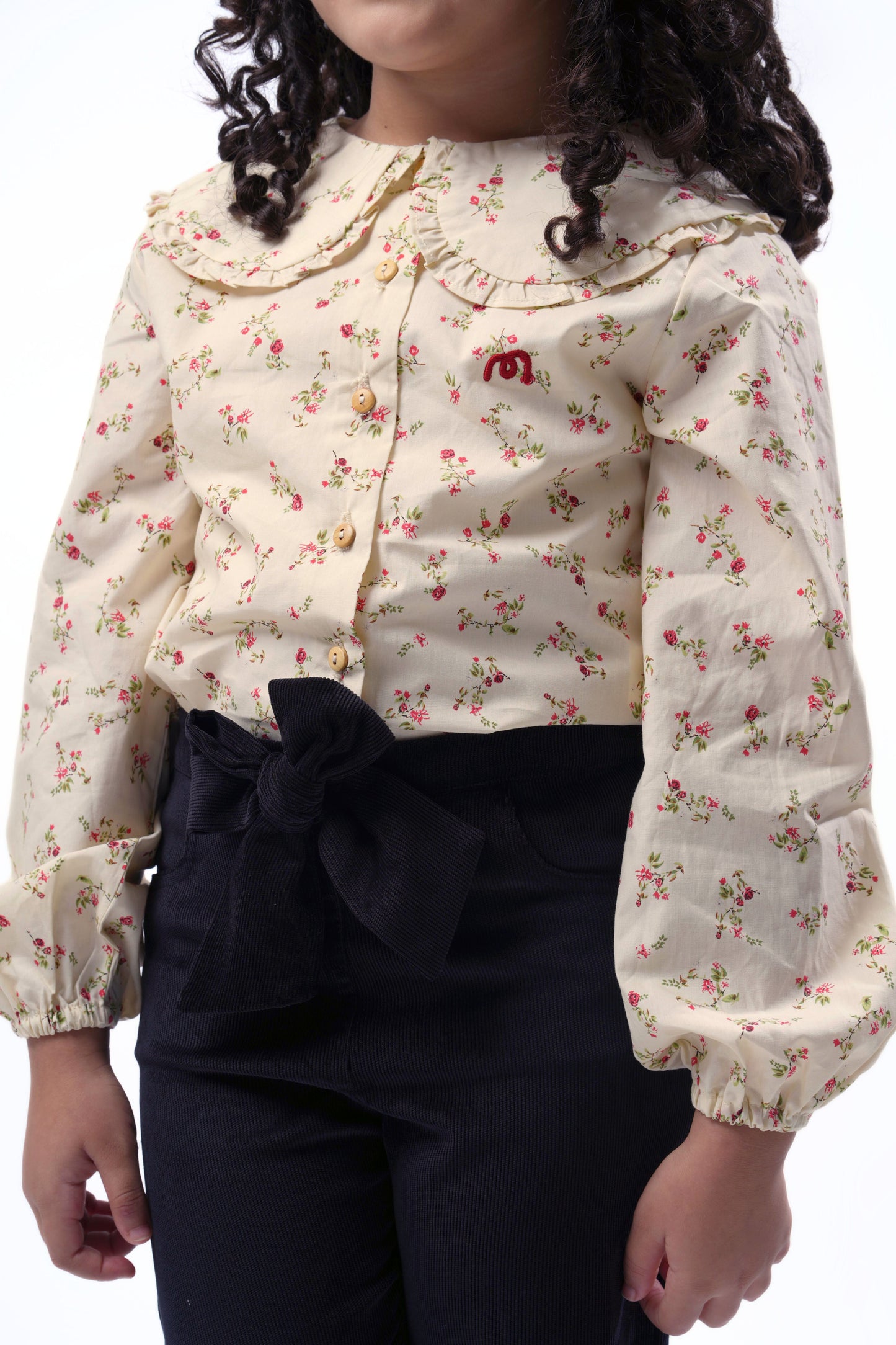 Moon & Loly Chemise Loly Fleurie – Disponible chez Nanou’s House Maroc