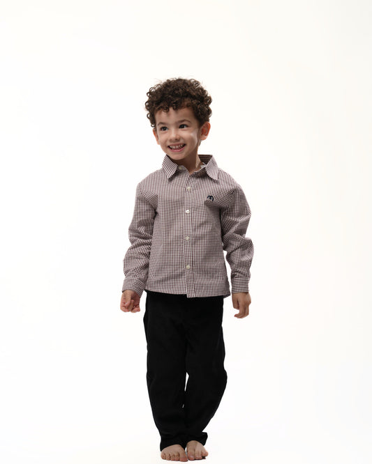 Moon & Loly Pantalon Moon velour noir – Disponible chez Nanou’s House Maroc