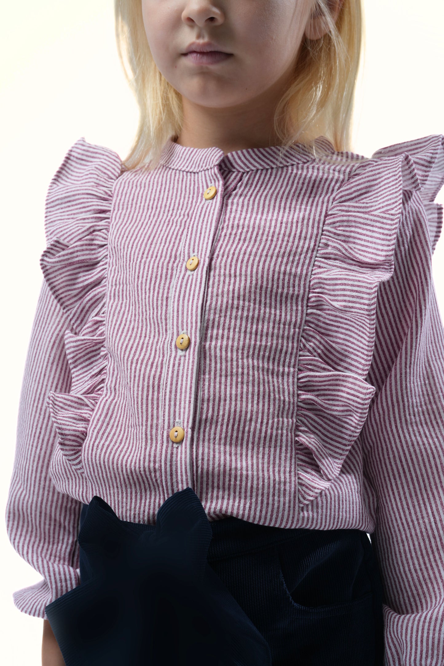 Moon & Loly Pantalon Loly velour bleu  – Disponible chez Nanou’s House Maroc