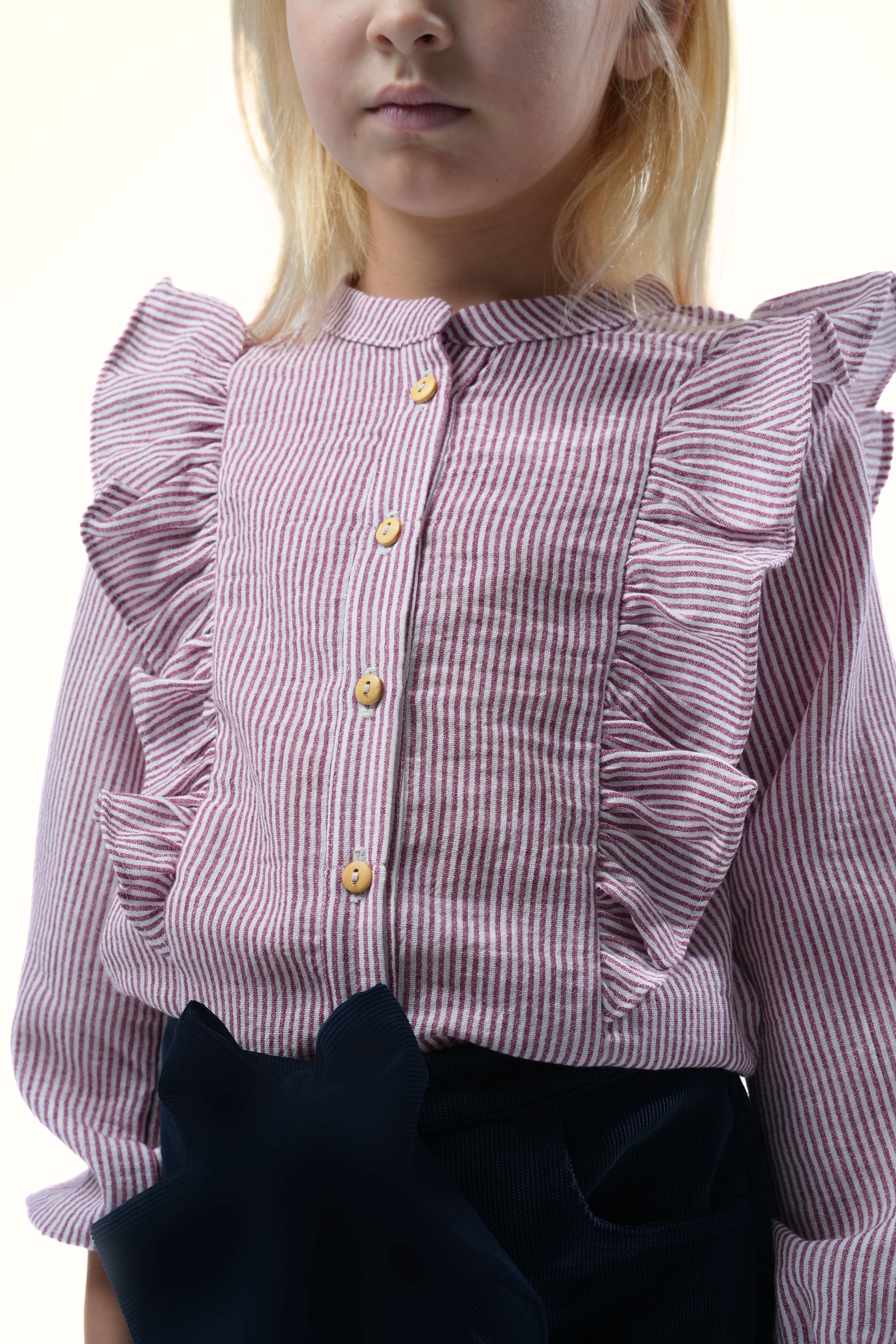 Moon & Loly Pantalon Loly velour bleu  – Disponible chez Nanou’s House Maroc