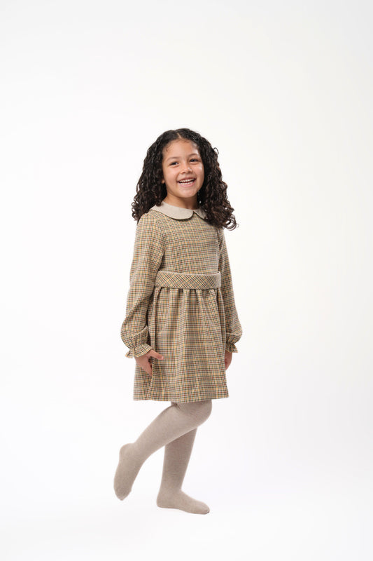 Moon & Loly Robe Yzel beige – Disponible chez Nanou’s House Maroc