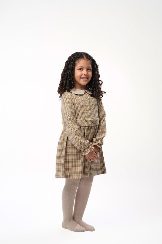 Moon & Loly Robe Yzel beige – Disponible chez Nanou’s House Maroc