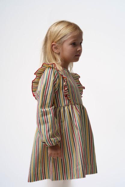 Moon & Loly Robe Itry rayée – Disponible chez Nanou’s House Maroc