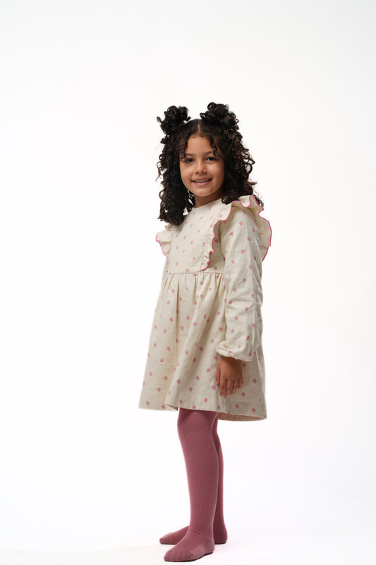 Moon & Loly Robe Itry rose – Disponible chez Nanou’s House Maroc