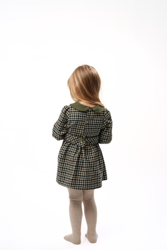 Moon & Loly Robe Yzel verte – Disponible chez Nanou’s House Maroc