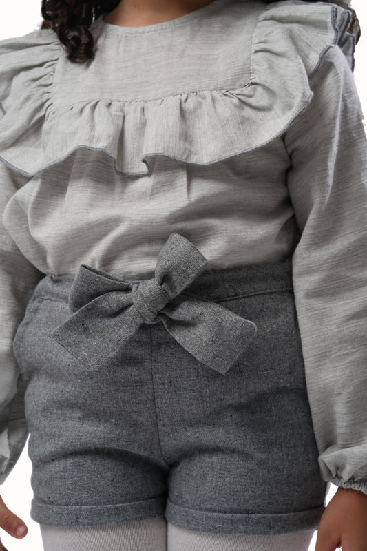 Moon & Loly Short Loly gris – Disponible chez Nanou’s House Maroc