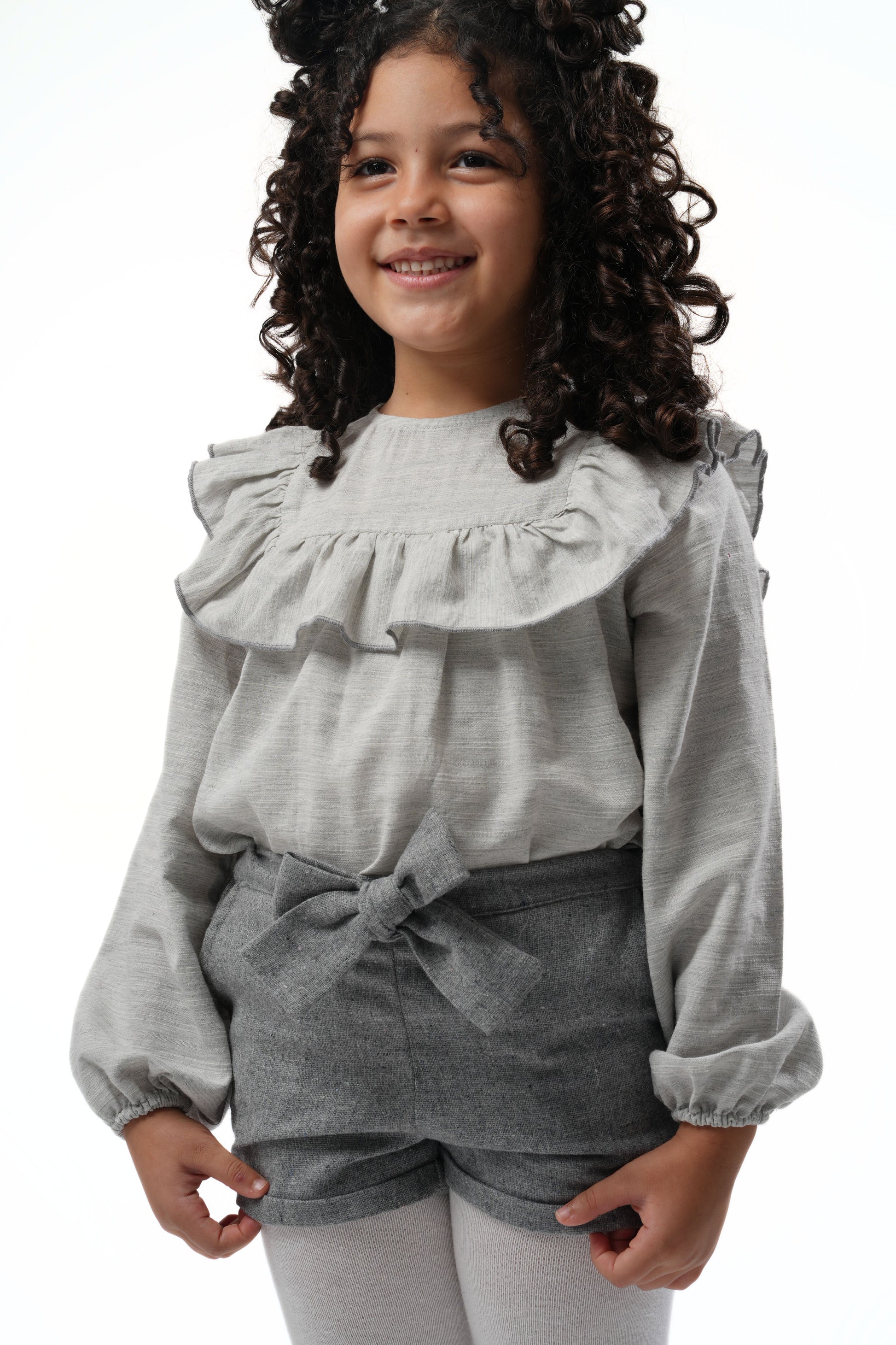 Moon & Loly Tunique Lyla Gris – Disponible chez Nanou’s House Maroc