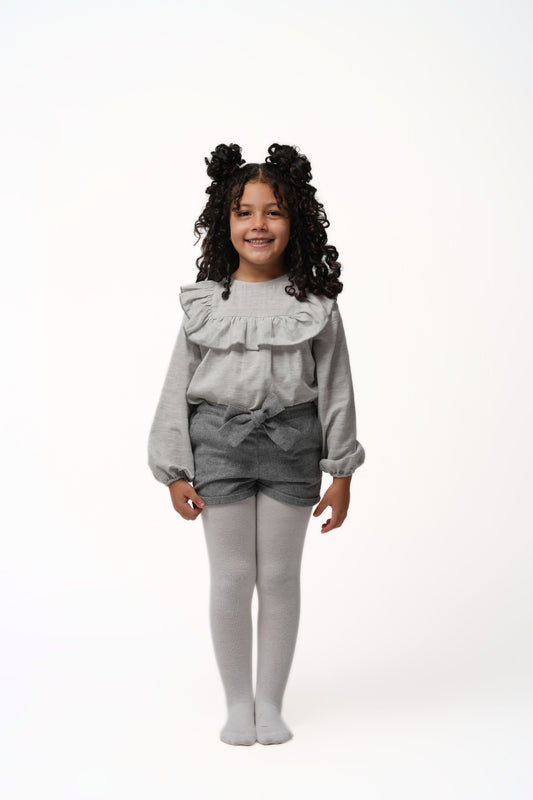 Moon & Loly Tunique Lyla Gris – Disponible chez Nanou’s House Maroc