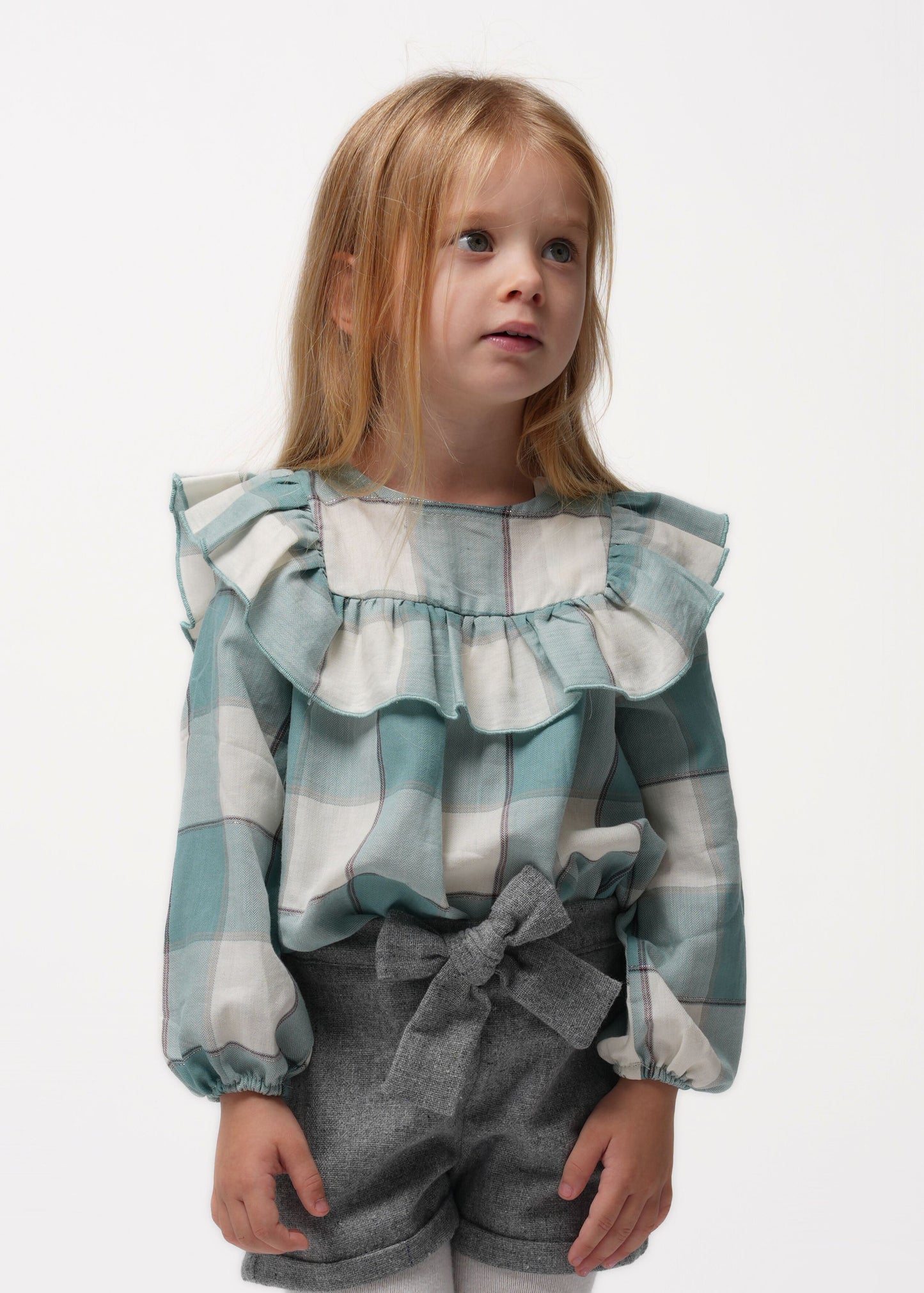 Moon & Loly Tunique Lyla Vert Eau – Disponible chez Nanou’s House Maroc