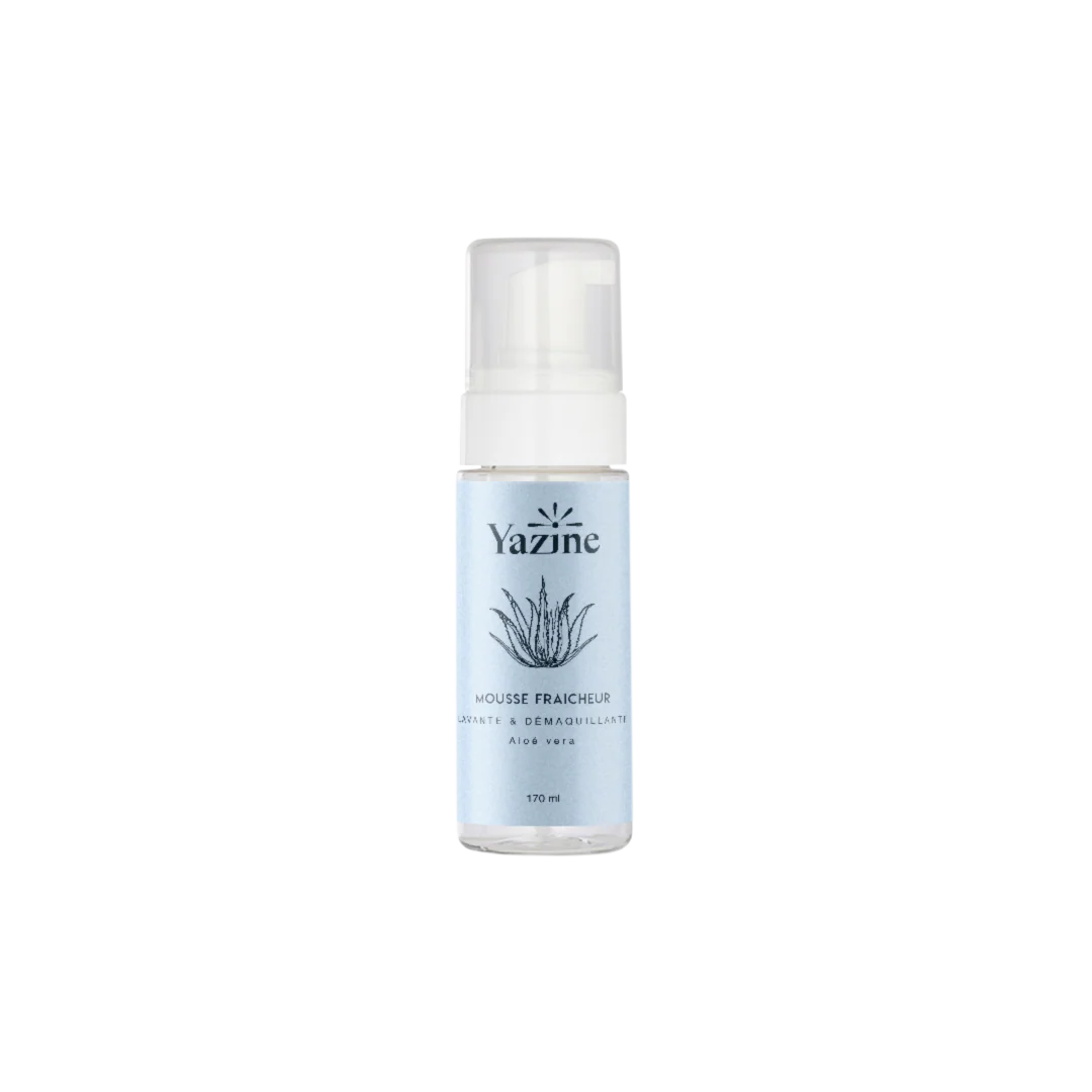 Mousse lavante fraîcheur Yazine au concombre et aloe vera – Nanou’s House Maroc