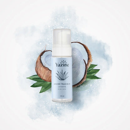 Mousse lavante fraîcheur Yazine au concombre et aloe vera – Nanou’s House Maroc