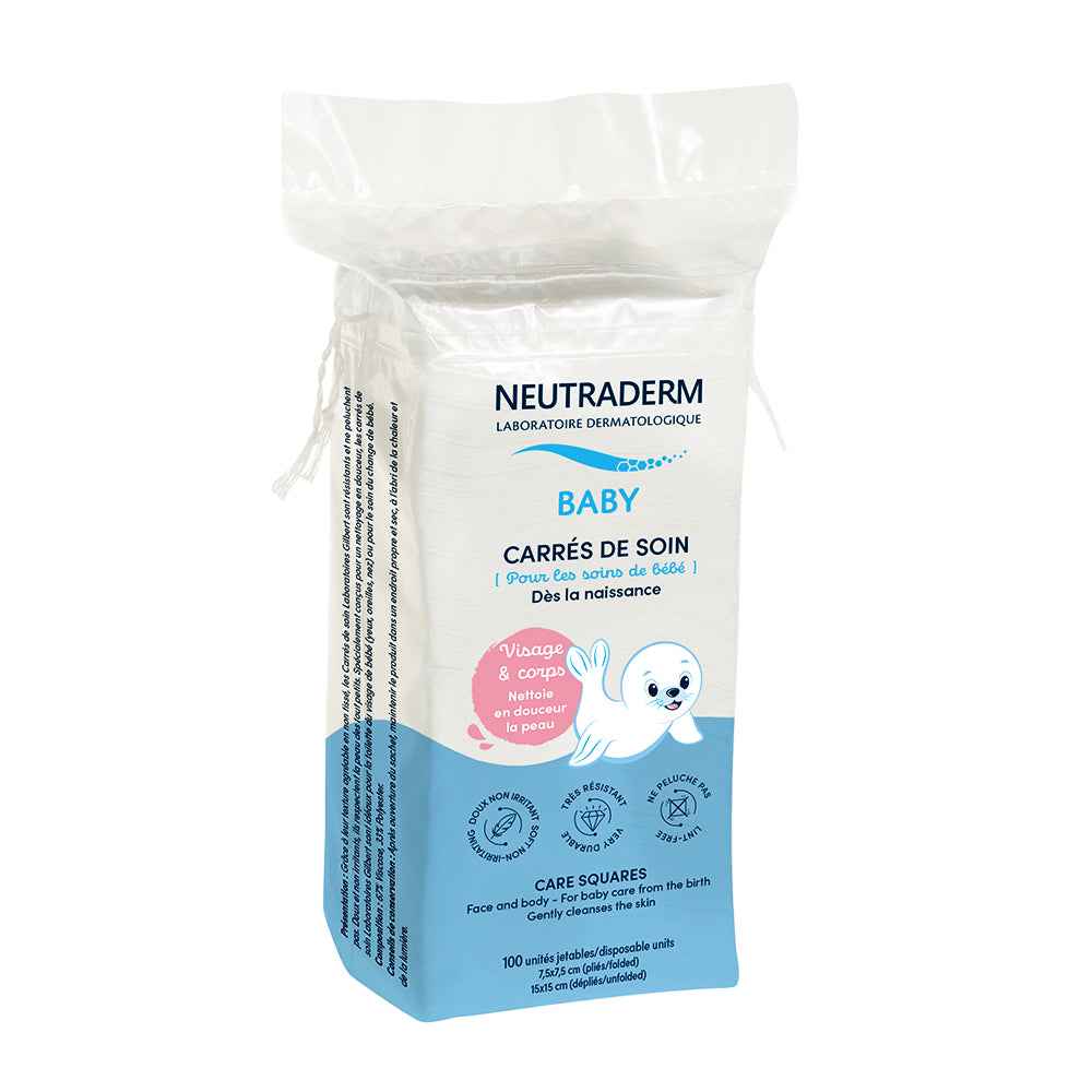 Gilbert Carrés de Soin Visage & Corps – Sachet 100 Unités
