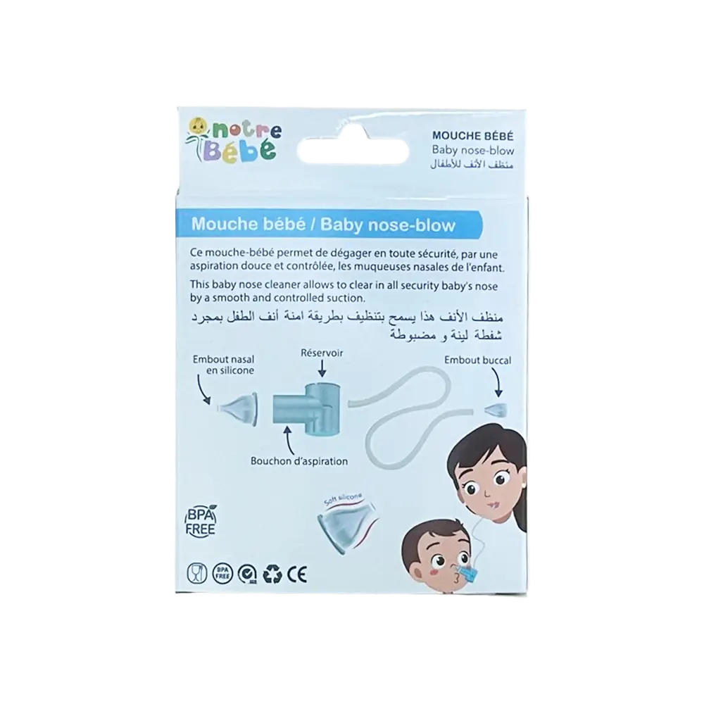 Mouche bébé Blanc Notre Bébé – kit complet - Nanou's house