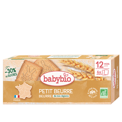 Babybio Biscuits Petit Beurre Bio 120g dès 12 mois - Nanou's House Maroc