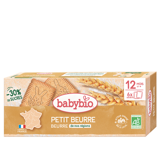 Babybio Biscuits Petit Beurre Bio 120g dès 12 mois - Nanou's House Maroc