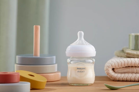 PHILIPS AVENT BIBERON NATURAL EN VERRE 3.0 TEAT 0M+ 125ML - Nanou's house - Philips Avent