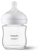 Biberon en verre Philips Avent Natural Response 120 ml – verre thermorésistant | Nanou's House